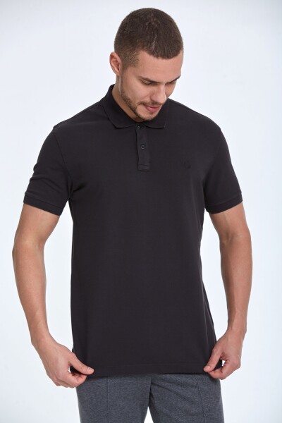 Walker Polo Men's T-Shirt Black - 1