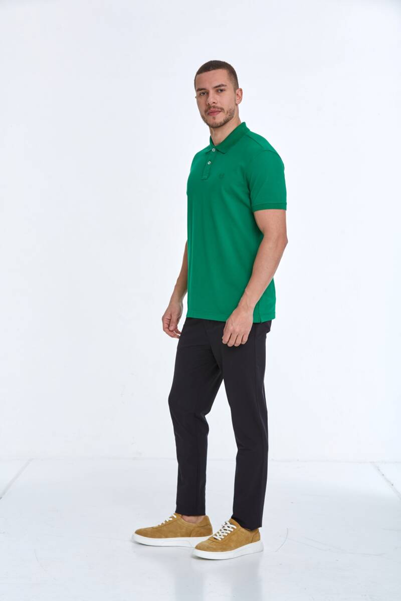 Walker Polo Men's T-Shirt Green - 4