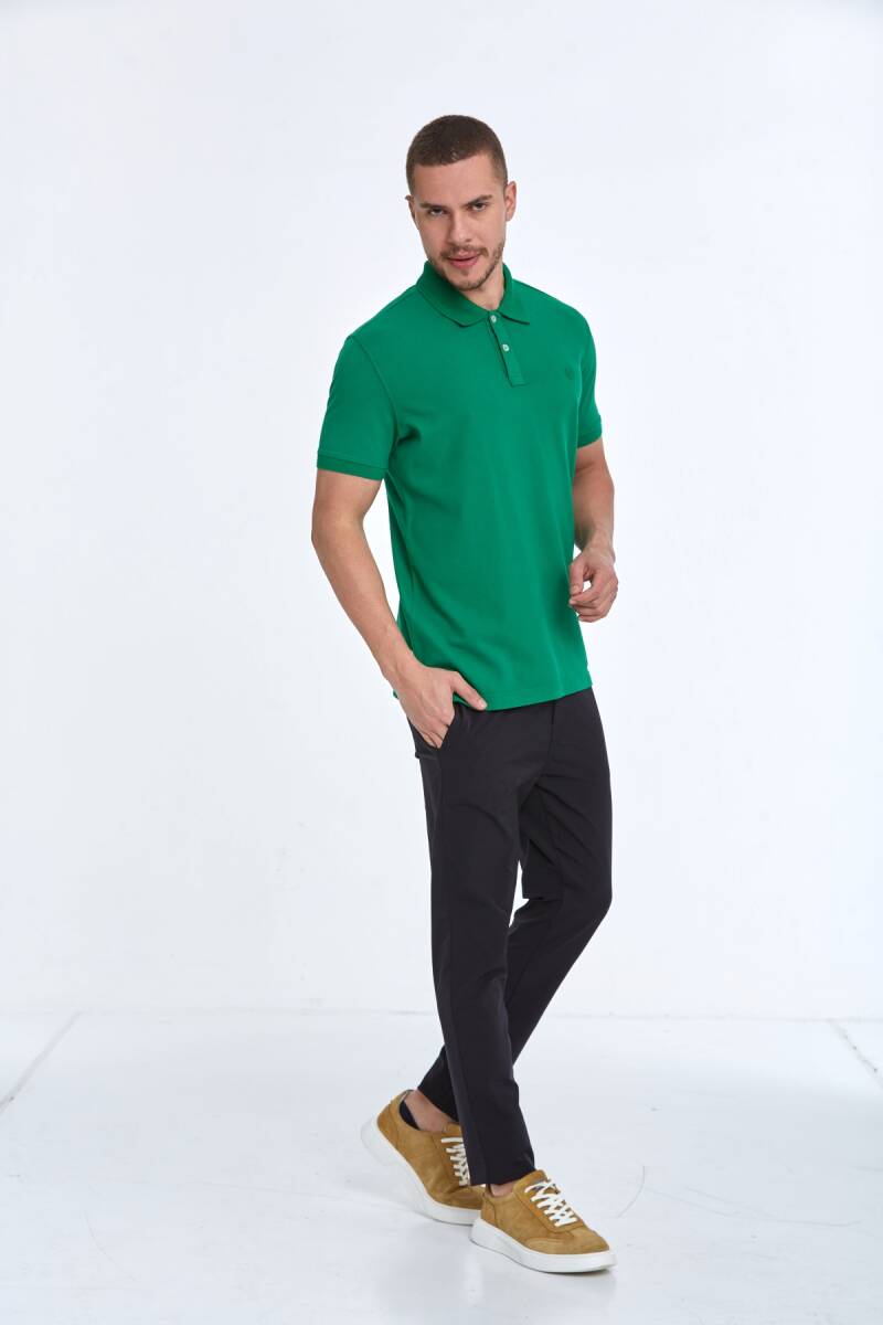 Walker Polo Men's T-Shirt Green - 3