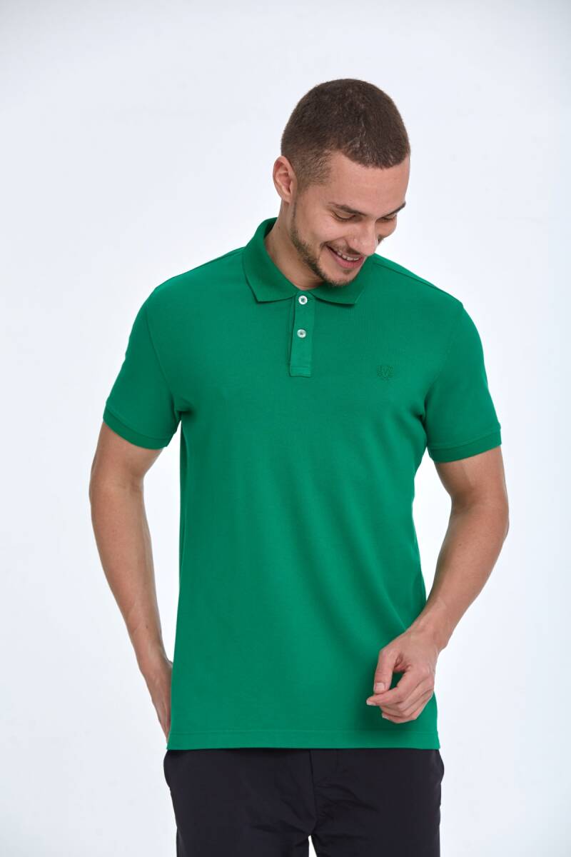 Walker Polo Men's T-Shirt Green - 1