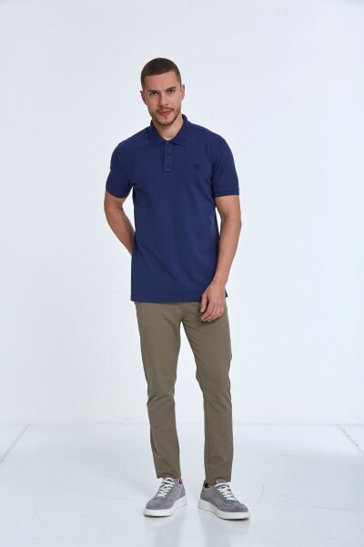 Walker Polo Men's T-Shirt Navy Blue - 2