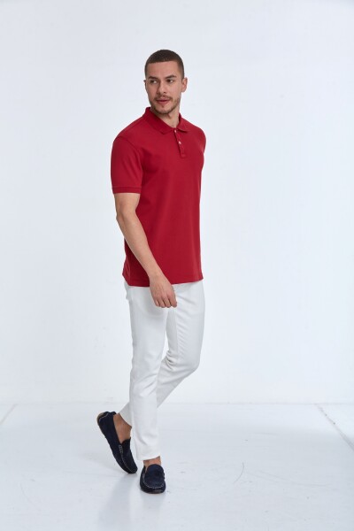 Walker Polo Men's T-Shirt Red - 4