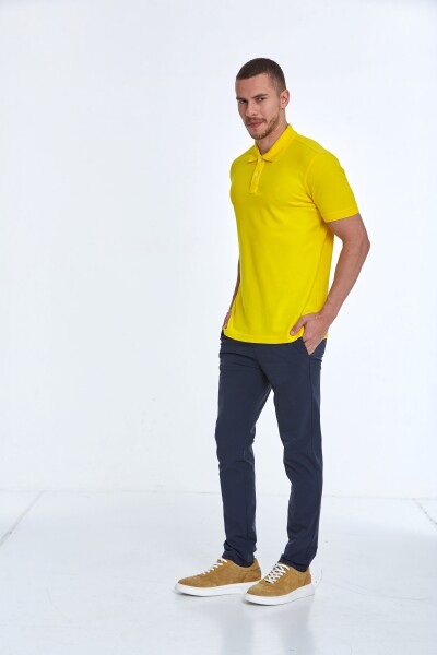 Walker Polo Men's T-Shirt Yellow - 3