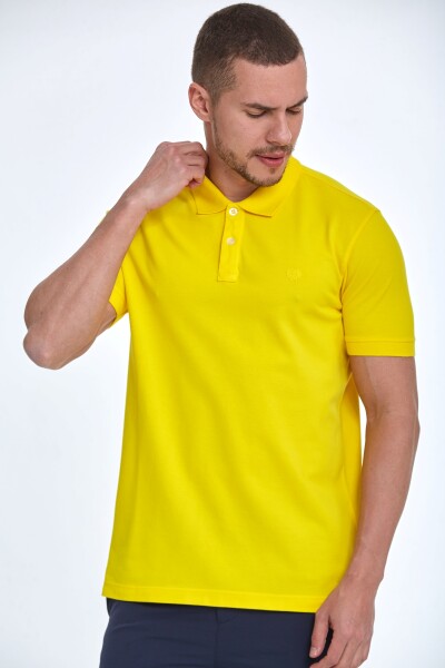 Walker Polo Men's T-Shirt Yellow - 1