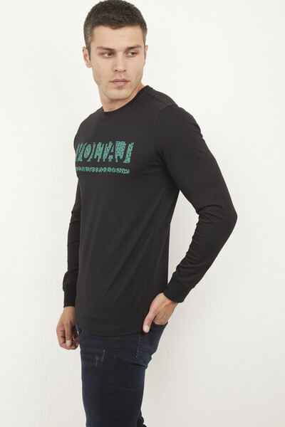 Welsh Men's Long Sleeve T-Shirt Black - 3